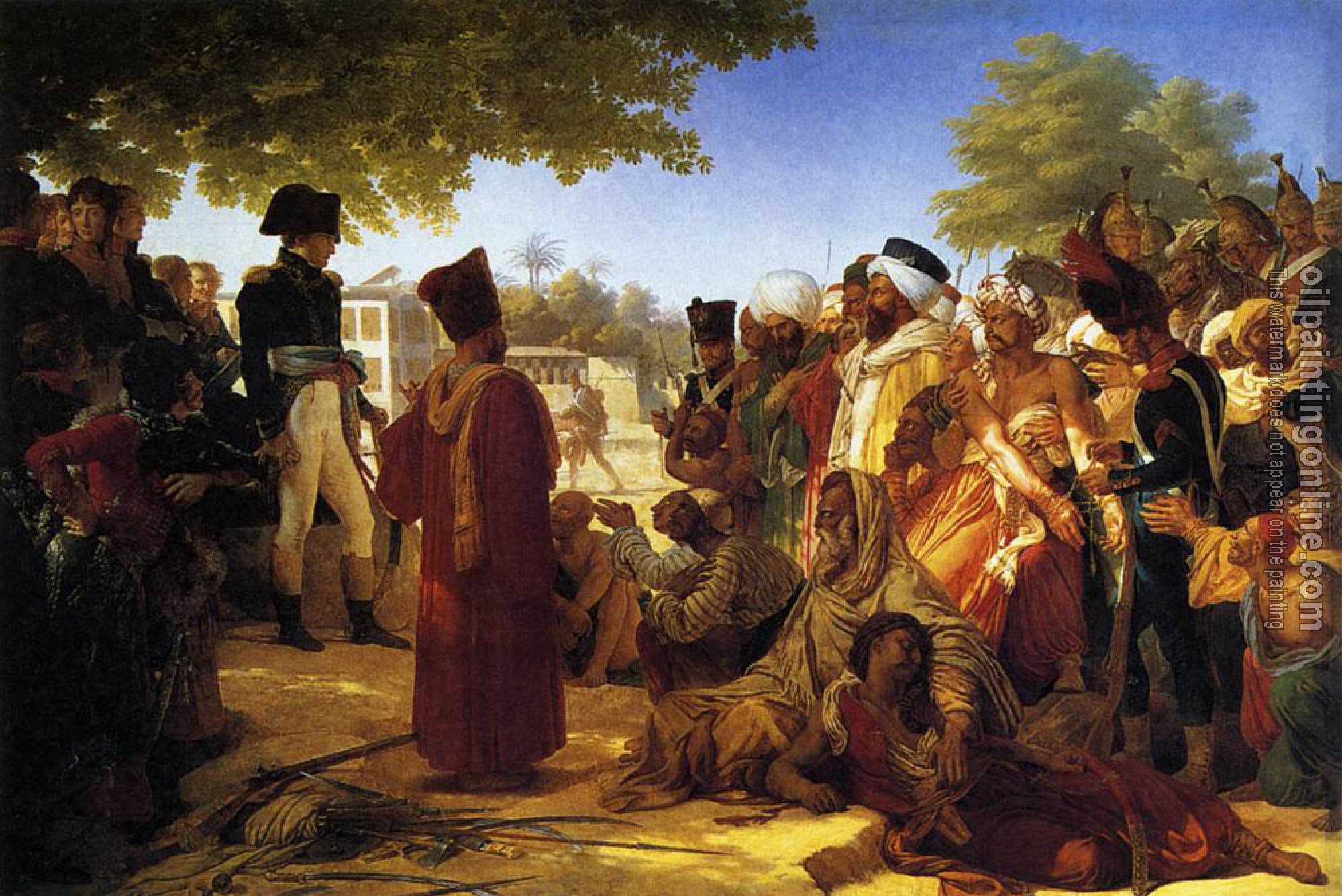 Pierre-Narcisse Guerin - Napolean Pardoning the Rebels at Cairo